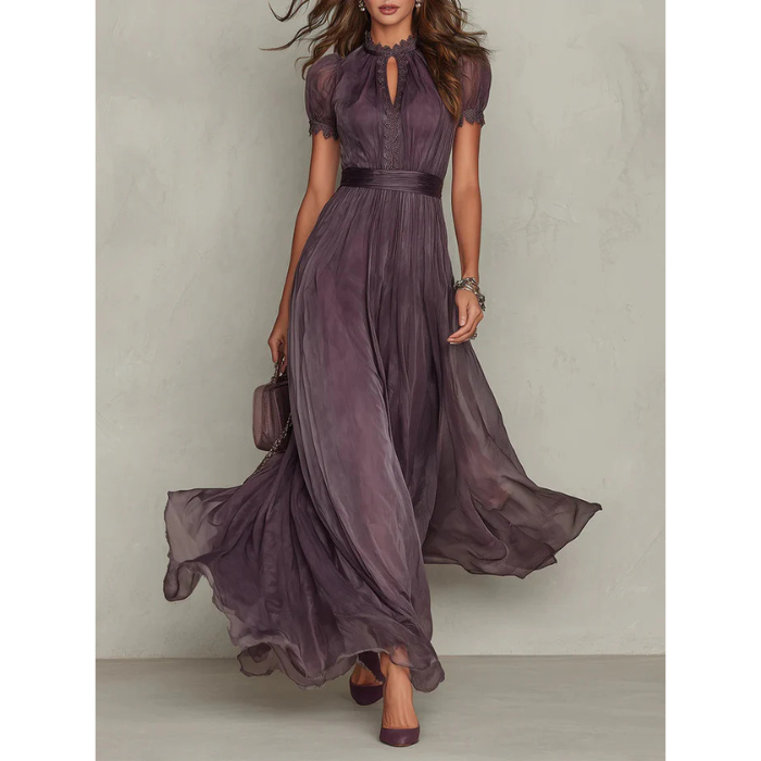 Ordo Maison™ Milano Abito Lungo Chiffon Vintage