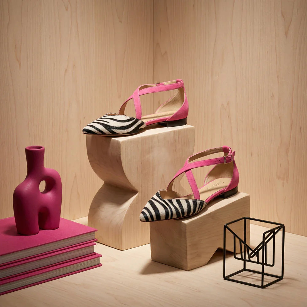 Ordo Maison™ Milano Ballerine Fern con Cinturini