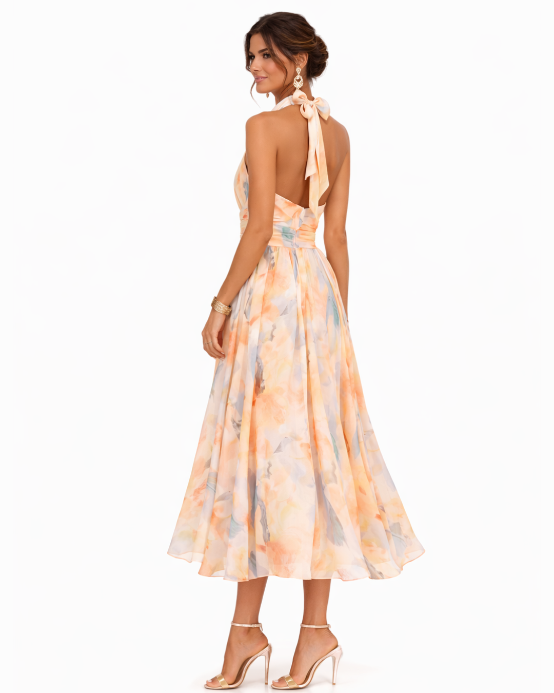 Ordo Maison™ Milano Abito Aurora con Collo Halter