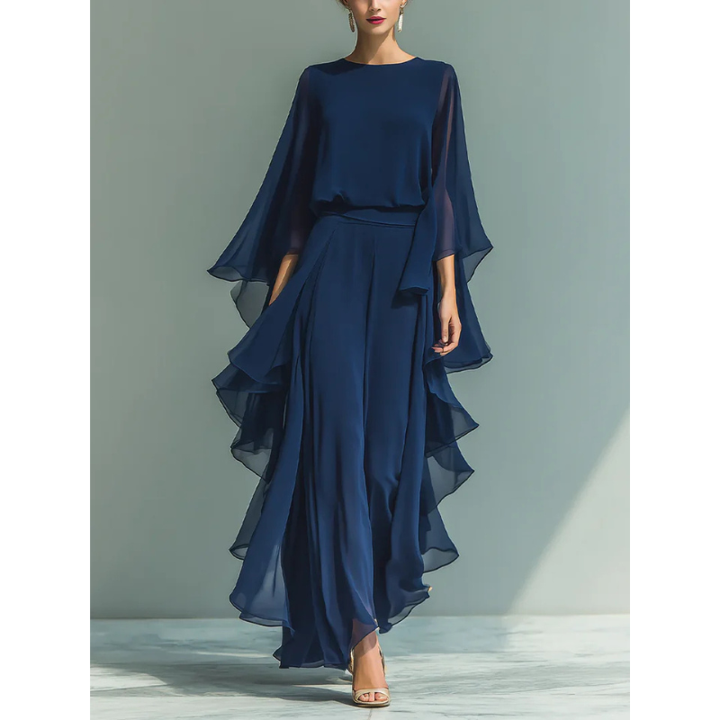 Ordo Maison™ Milano Completo Elegante in Chiffon Aurora