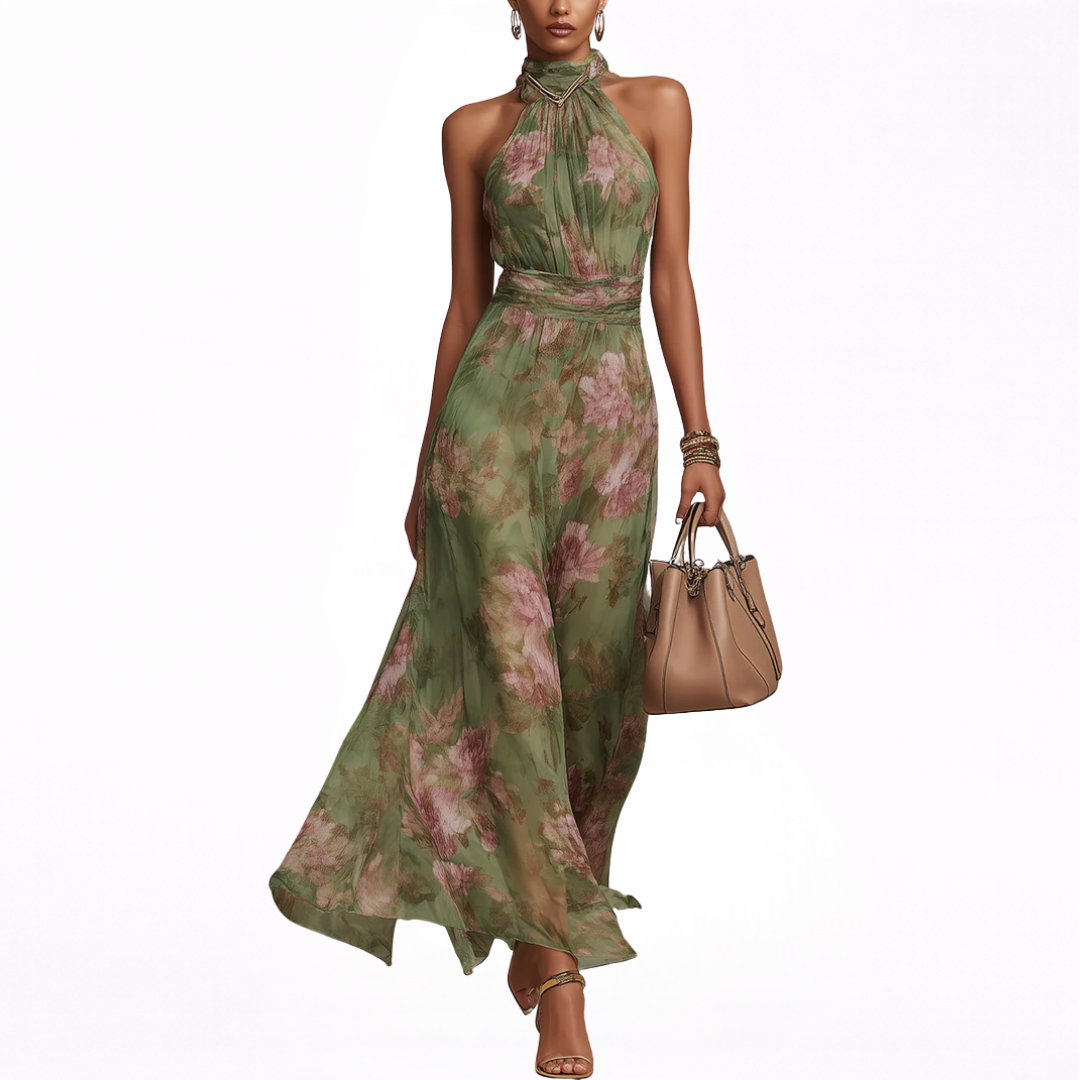 Ordo Maison™ Milano Abito Maxi Halter Livia