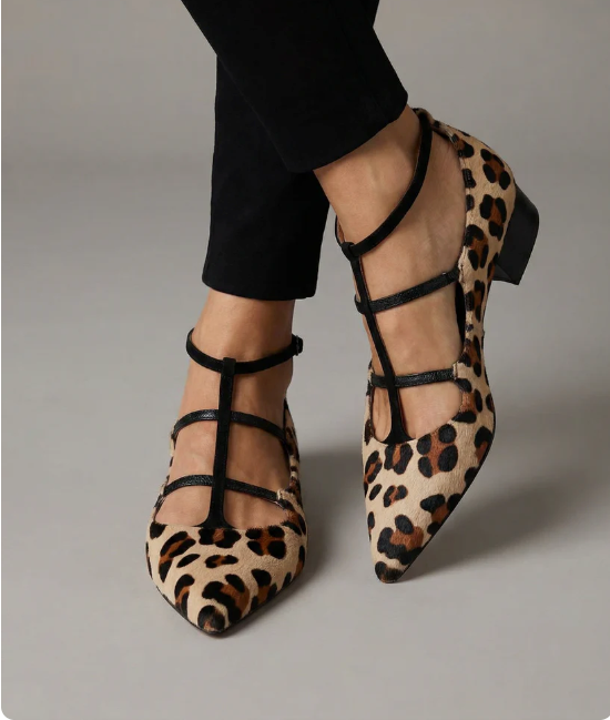 Ordo Maison™ Milano Scarpe Tacco Leopardo