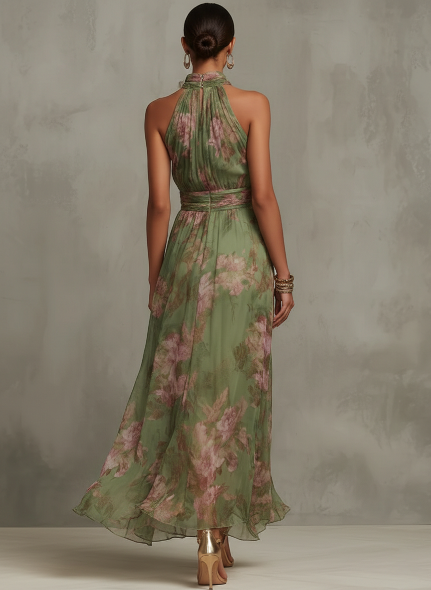 Ordo Maison™ Milano Abito Maxi Halter Livia