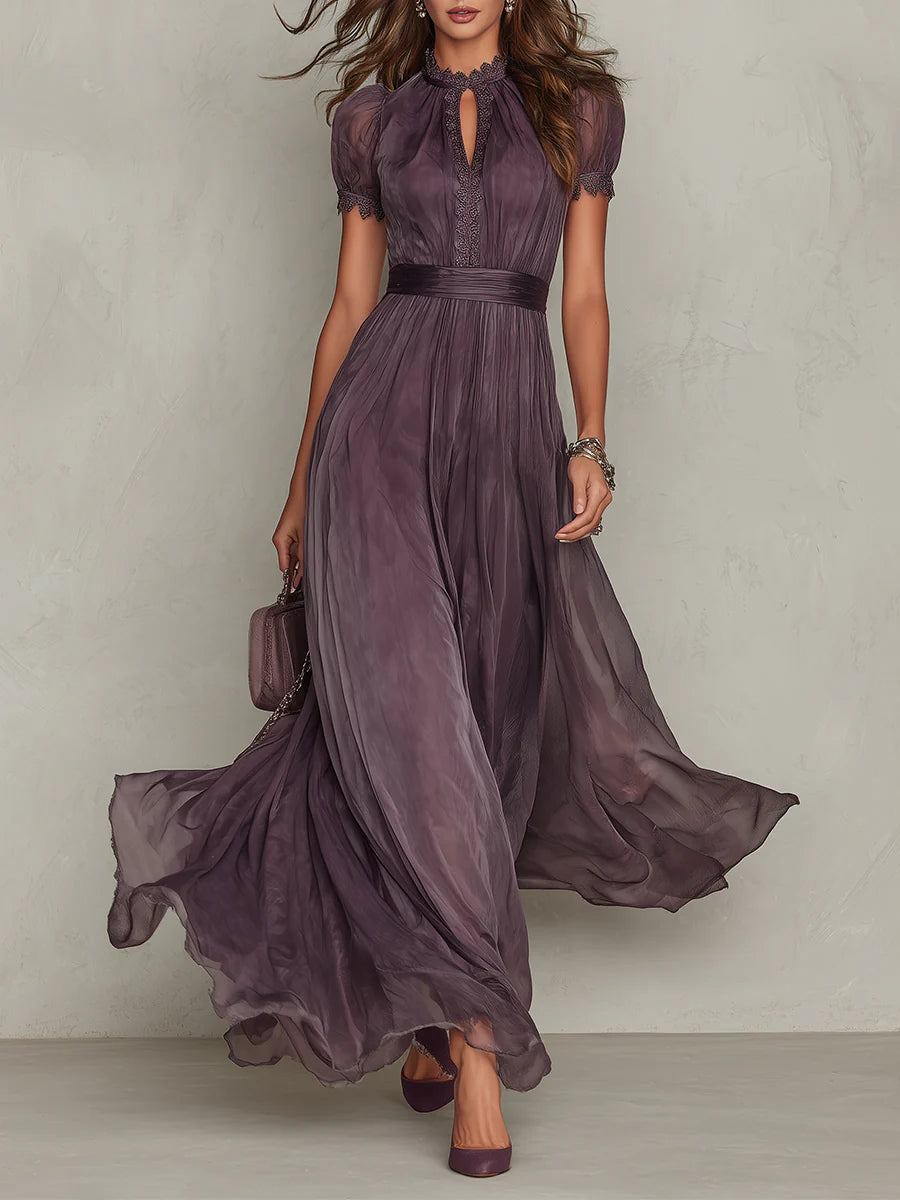 Ordo Maison™ Milano Abito Lungo Chiffon Vintage