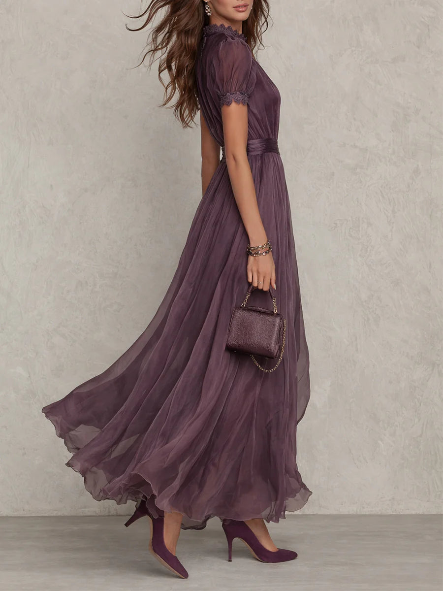 Ordo Maison™ Milano Abito Lungo Chiffon Vintage