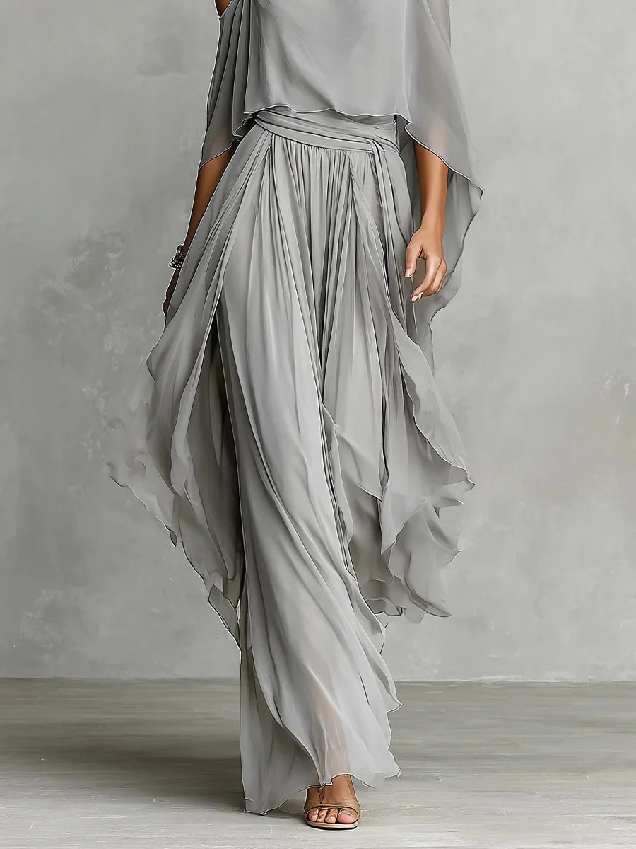 Ordo Maison™ Milano Completo Isabela in Grigio Fluido
