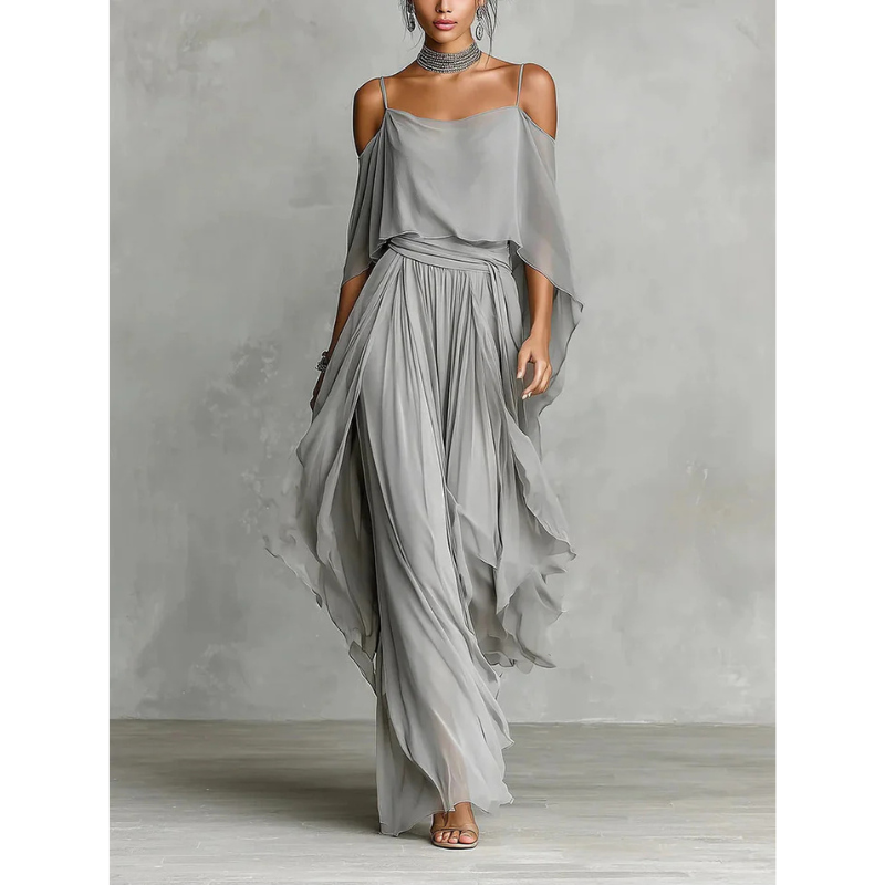 Ordo Maison™ Milano Completo Isabela in Grigio Fluido