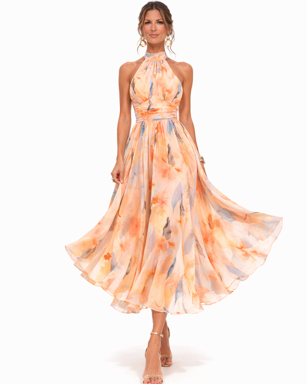Ordo Maison™ Milano Abito Aurora con Collo Halter