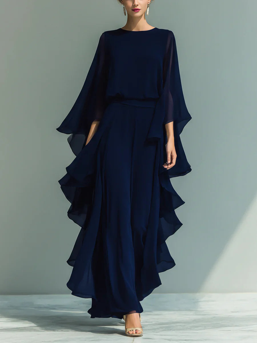 Ordo Maison™ Milano Completo Elegante in Chiffon Aurora