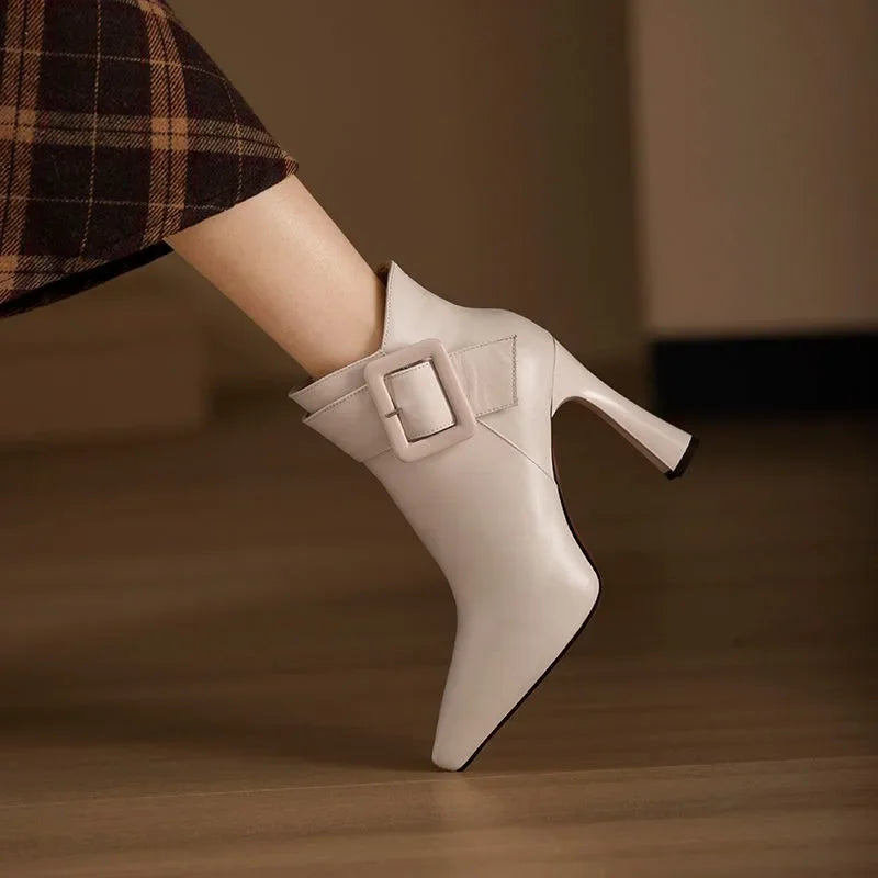 Ordo Maison™ Milano Stivaletti Aveline con Fibbia