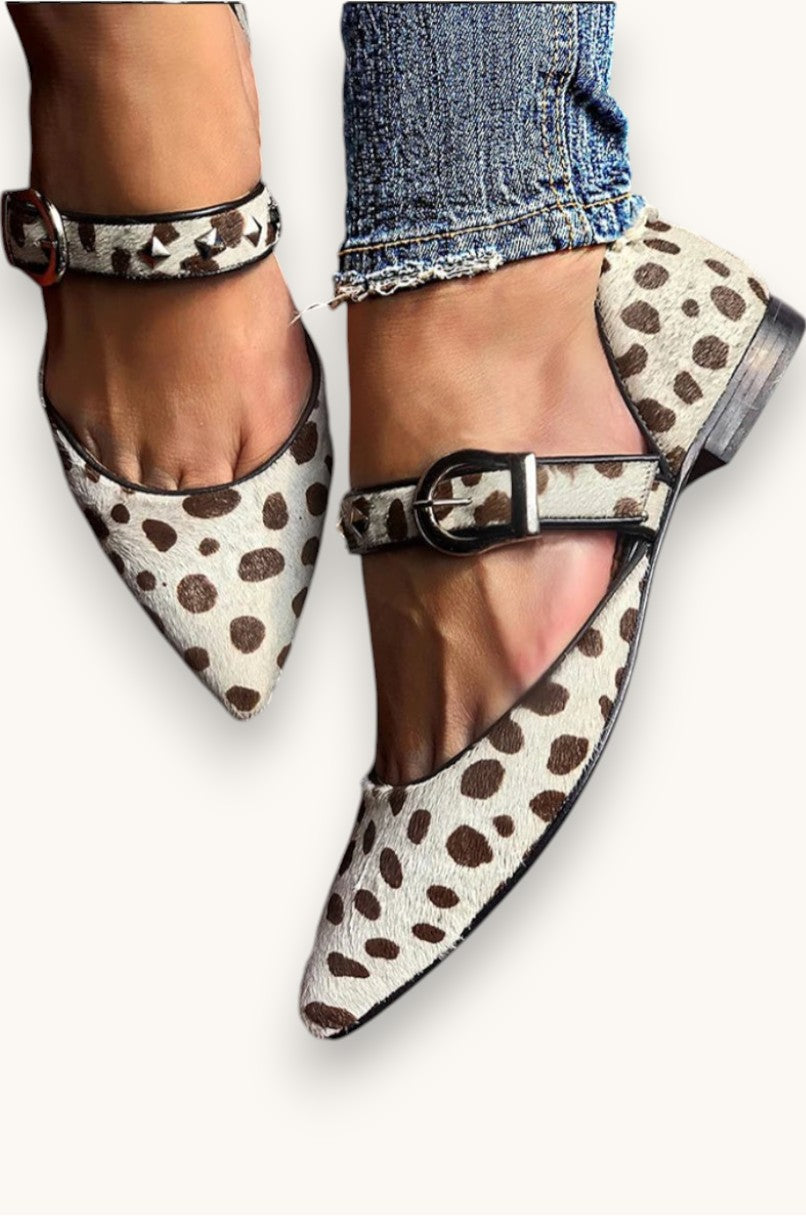 Ordo Maison™ Milano Merceditas Emery con Borchie
