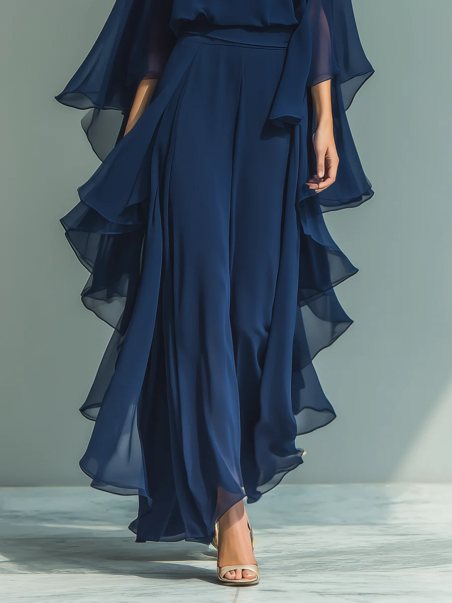 Ordo Maison™ Milano Completo Elegante in Chiffon Aurora